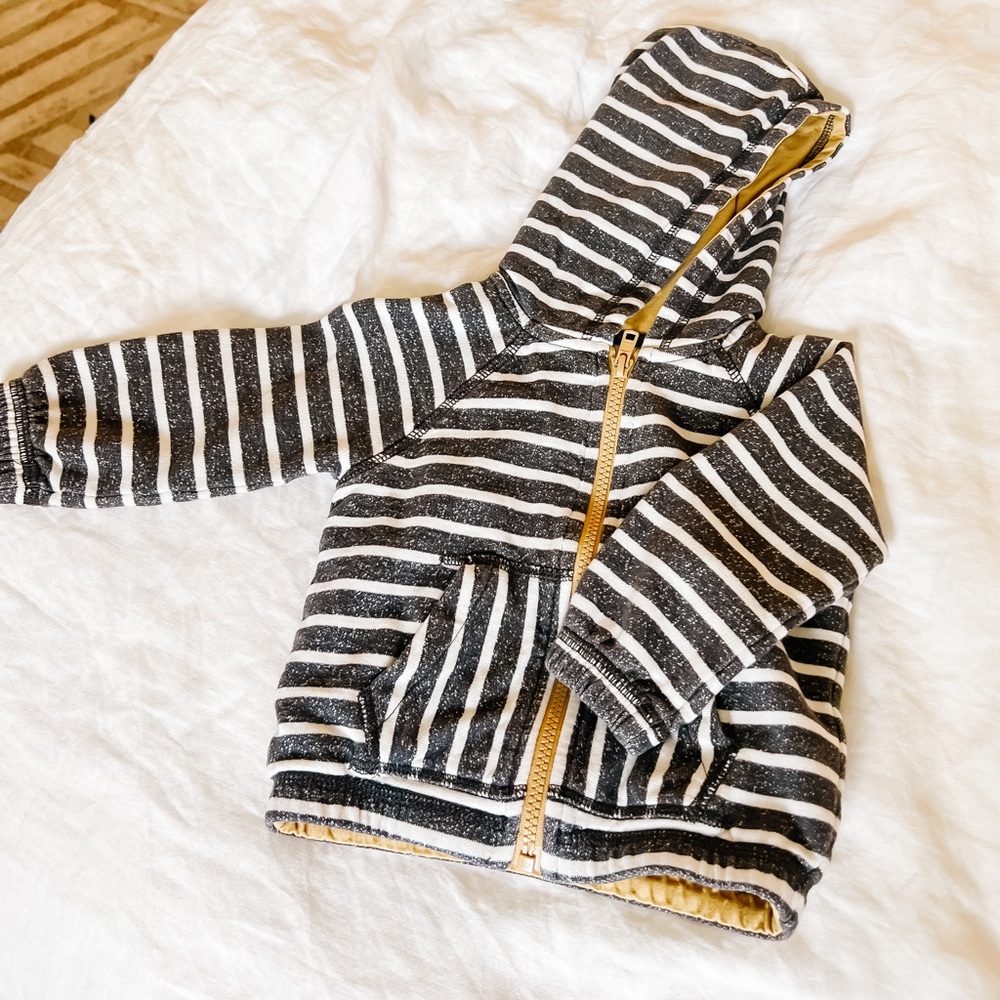 Hanna Andersson Striped Hoodie size 80 or 2T